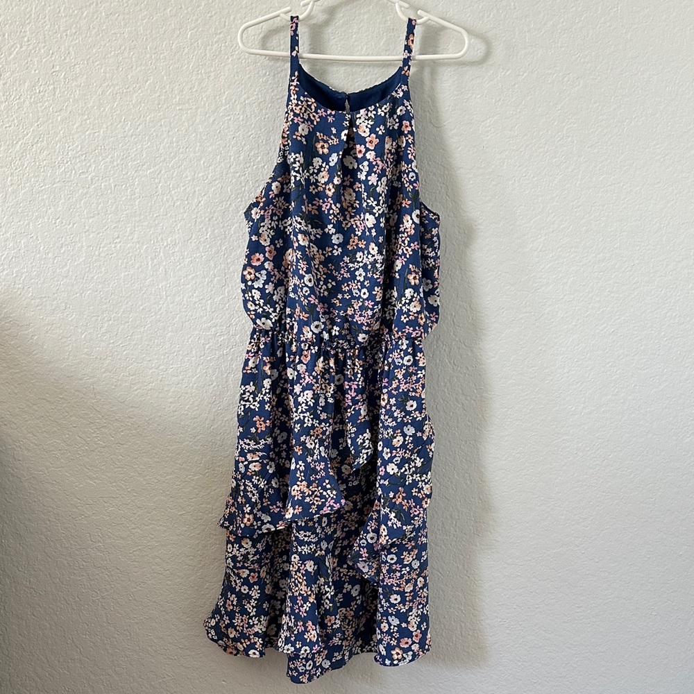 iZ Byer- Floral Sleeveless Dress, Girls size XS